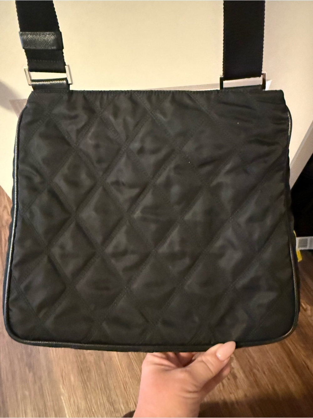 Prada Black Quilted Nylon Crossbody Messenger - Picture 6 of 14